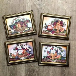 Laurie Korsgaden Set of 4 Still Life Framed Prints